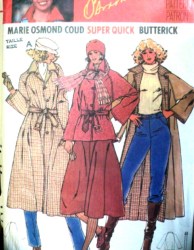 6269 BUTTERICK OSMOND REVERSIBLE LINED COAT, JACKET, BELT PATTERN 8-12